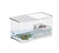 Turtle Habitat - Reptile Terrarium with Solar | Aquarium for Turtles, Habitat, Small Reptiles, Aquatic Turtle, Hermit Crabs