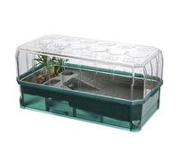 Turtle Habitat Starter Kit - Large Aquarium Tank with Cover Set, Tortoise Bedding, Shower Filter System, and Reptile Terrariums Breeding Display Box