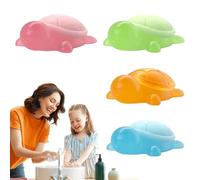Turtle Handmade Oil Soap - 4 Pack Kids Bath Ŝoap | Cute Animal Shape Moisturizing Bar | Gentle Natural Soăp For Hand Wash, Face, Body | Fun Gift Ornament Children Birthday