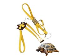 Turtle Harness Straps: 12" PU Leather, Adjustable Control Rope for Outdoor, Soft Chest Neck, Durable Walking | Multicolor for Gecko Turtle Safety