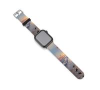Turtle Hatchlings Crawling on The Beach Sports Silicone Watch Band Quick Release Waterproof Replacement Strap Compatible with IWatch 38mm/40mm