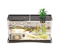 Turtle & Hermit Crab Aquarium With Rain Shower & Filter - Ideal Habitat For Reptiles And Crustaceans