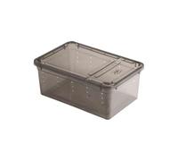 Turtle Hibernation Box Kit Featuring Retaining Soil And Resin Fill Amphibian Habitat Accessories Convenient Hygiene Tools Easy Replacement Materials, Black, Deluxe Set