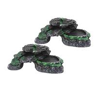 Turtle hides, reptiles hide, lizards hide caves, humidified habitat decoration (Moss rock)