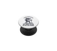 Turtle Hiking Team We Hike Slow So We See More PopSockets Adhesive PopGrip
