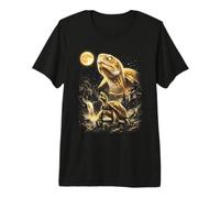Turtle Howling At The Moon Meme Premium T-Shirt