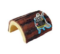 Turtle hut aquarium decoration ceramic bark Zoomed