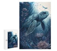 Turtle Imaginary Friend: Seasonal Home Décor, 1000 PCS Jigsaw Puzzle for Adults - to Assemble, Frame And Display