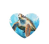 Turtle in the Blue Ocean Car air freshener, 4-pack, lavender scent, hanging type, long-lasting fragrance, for car interior decoration.