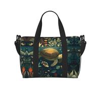 Turtle is Slowly Swimming Print Italy Flag Print Versatile Handbag for Travel,Hand-Held Crossbody Travel Bag for Your Every Need
