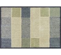 Turtle Mat Design Lines 60x85cm, inside and outside, washable, with multi-grip backing, green