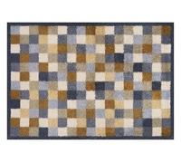 Turtle Mat Neutral Squares 60x85cm, indoor with Multi-Grip backing