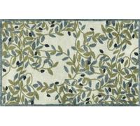 Turtle Mat Olive Design Runner (Dee Hardwick Collection) Multi-Grip Backing 75x120cm