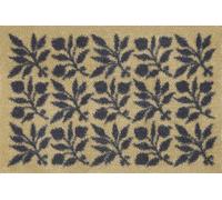 Turtle Mat, Rosehip Gold design from the Morris & Co Collection - Highly absorbent Indoor barrier mat with Multi-Grip backing 40x60cm