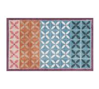 Turtle Mat, Runner, Flower Fields 75X120cm Multi - Dee Hardwicke design - Highly absorbent Indoor barrier mat with Multi-Grip backing, A120DX