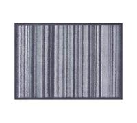 Turtle Mat Slate Stripe Grey 60x85cm, inside and outside, washable, with multi-grip backing, grey