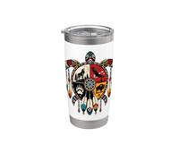 Turtle Medicine Wheel Spirit Indigenous Native Americans Stainless Steel Insulated Tumbler