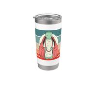 Turtle Meditative Zen Prayer Beads Wisdom Peace Mindfulness Stainless Steel Insulated Tumbler