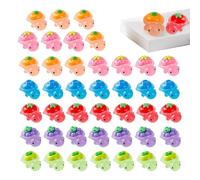 Turtle Miniatures,Realistic 7-Color Ornament | Tortoise Figurine Glow-In-The-Dark Statue,for Garden Landscape Porch Mantel Windowsill Birthday Housewarming Children's Day