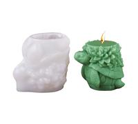Turtle Mold - Decorative Candle Casting Form, Handmade Art Creation Joy, Tear Resistant Soft Silicone Build, Reusable Wax Pour Function | Ideal for Room Decoration Presents Craft Learning