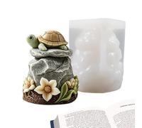 Turtle Mold - Portable Cute Easy Crafts Tool | 3D Turtle Mold | for Soap Plaster Casting Flowerpot Vase Decoration Home House Indoor