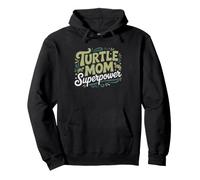 Turtle Mom Because Being Parent Superpower Power Identity Pullover Hoodie
