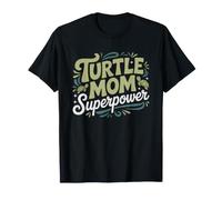 Turtle Mom Because Being Parent Superpower Power Identity T-Shirt