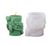 Turtle Moulds Silicone, 3D Turtles Candle Mould, Reusable Mold for Cake Decorating, Chocolate, Candy, Soy Wax Candle, Soap Aromatherapy, Plaster, Resin Art Decoration