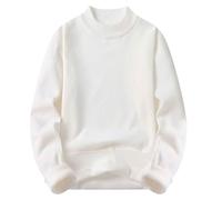 Turtle Neck Jumpers for Men with Mock Shirt Collar, Loungear Breathable Hooded Long Sleeves Slim Fit Soft Warm Comfortable Fashionable Knitted Round Large Size Thickened Satshirts Jogging Sport