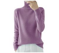 Turtle Neck Jumpers for Women Uk Sweaters for Winter, Thermal Underwear Long Sleeve Stretch Plain Roll Neck T-Shirts High Neck Blouses Tee Fluffy Jumpers Women Fall Winter Warm Sweaters