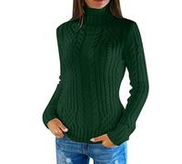 Turtle Neck Jumpers for Women Uk Sweaters for Winter, Thermal Underwear Long Sleeve Stretch Plain Roll Neck T-Shirts High Neck Blouses Tee Fluffy Jumpers Women Pullover Tops