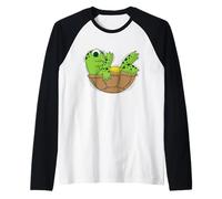 Turtle on it´s Shell Raglan Baseball Tee