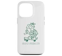 Turtle on Skateboard Slow Sundays Lazy Days Funny Statement Case for iPhone 13 Pro