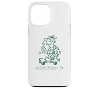 Turtle on Skateboard Slow Sundays Lazy Days Funny Statement Case for iPhone 13 Pro Max
