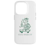 Turtle on Skateboard Slow Sundays Lazy Days Funny Statement Case for iPhone 14 Pro
