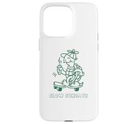 Turtle on Skateboard Slow Sundays Lazy Days Funny Statement Case for iPhone 15 Pro Max