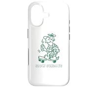Turtle on Skateboard Slow Sundays Lazy Days Funny Statement Case for iPhone 17