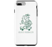 Turtle on Skateboard Slow Sundays Lazy Days Funny Statement Case for iPhone 7 Plus/8 Plus