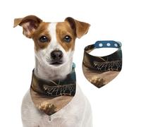 Turtle On The Beach Dog Bandanas-Washable Dog Kerchief for Small to Large Pet Scarf for Girl Or Boy, Pet Accessories