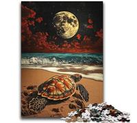 Turtle on The Beach Jigsaw Puzzles 2000 Pieces for Adults Teens,Challenging Game Gifts for Is Ideal As A Gift for The Whole Family (70X100cm)