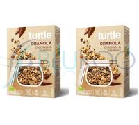 Turtle Organic Granola Chocolate & Hazelnut - 350g (Pack of 2)