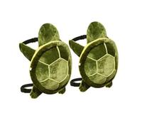 Turtle Pad Set for Skiing Snowboarding Cute Tortoise Shaped Hip, Knee, Elbow Protector for Anti-Fall Protection, Protective Gear for Adults Kids,Elbow pads-Large