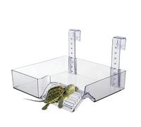 Turtle Pilgrimage Zone - Turtle Climbing Scene, Reptiles Cave, Height Adjustable | Amphibian Habitat Tank Accessory, Aquarium Dock, Island