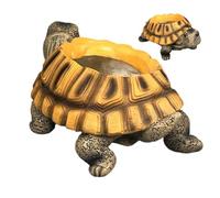 Turtle Planter - Decorative Animal Planter - Tabletop Planter - For Flowers Cactus Indoor Home Office Bedroom Living Room Study Balcony Desk Shelf Sill Women