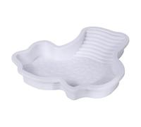 Turtle Pool Water Bowl with Ramp for Land Turtles, Bath Container with Sun Place for Amphibians, Frogs, Bearded Dragons and Geckos as a Food and Drinking Bowl