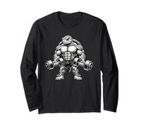 Turtle Powerlifting Weightlifting Gym Workout Long Sleeve T-Shirt
