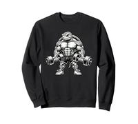 Turtle Powerlifting Weightlifting Gym Workout Sweatshirt