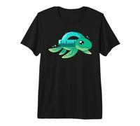 Turtle Protractor Mathematics Mathematicians Math Teacher Premium T-Shirt