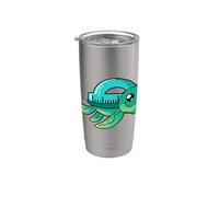 Turtle Protractor Mathematics Mathematicians Math Teacher Stainless Steel Insulated Tumbler
