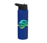 Turtle Protractor Mathematics Mathematicians Math Teacher Stainless Steel Insulated Water Bottle